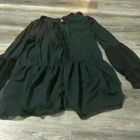 Free people lace open back top - Picture 2 of 4